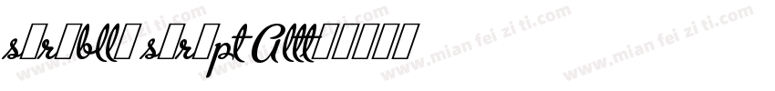 Scriblle Script Alt字体转换